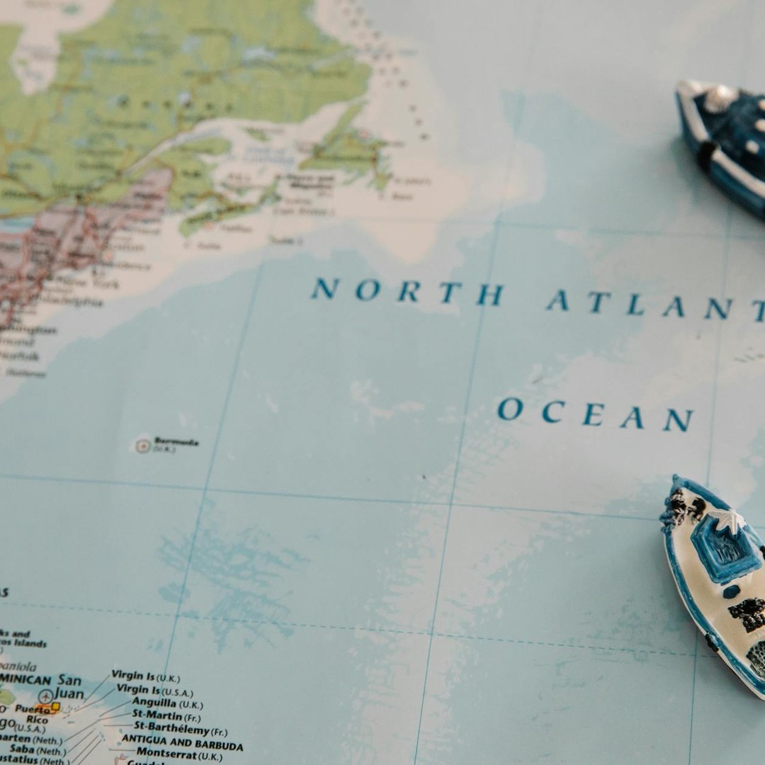 Le Gulf Stream transporte de la chaleur tropicale vers l'Atlantique nord.