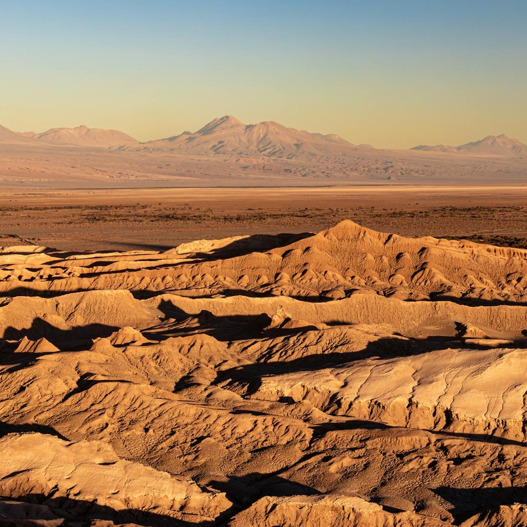 Le désert d'Atacama au Chili est l'endroit le plus sec du monde.