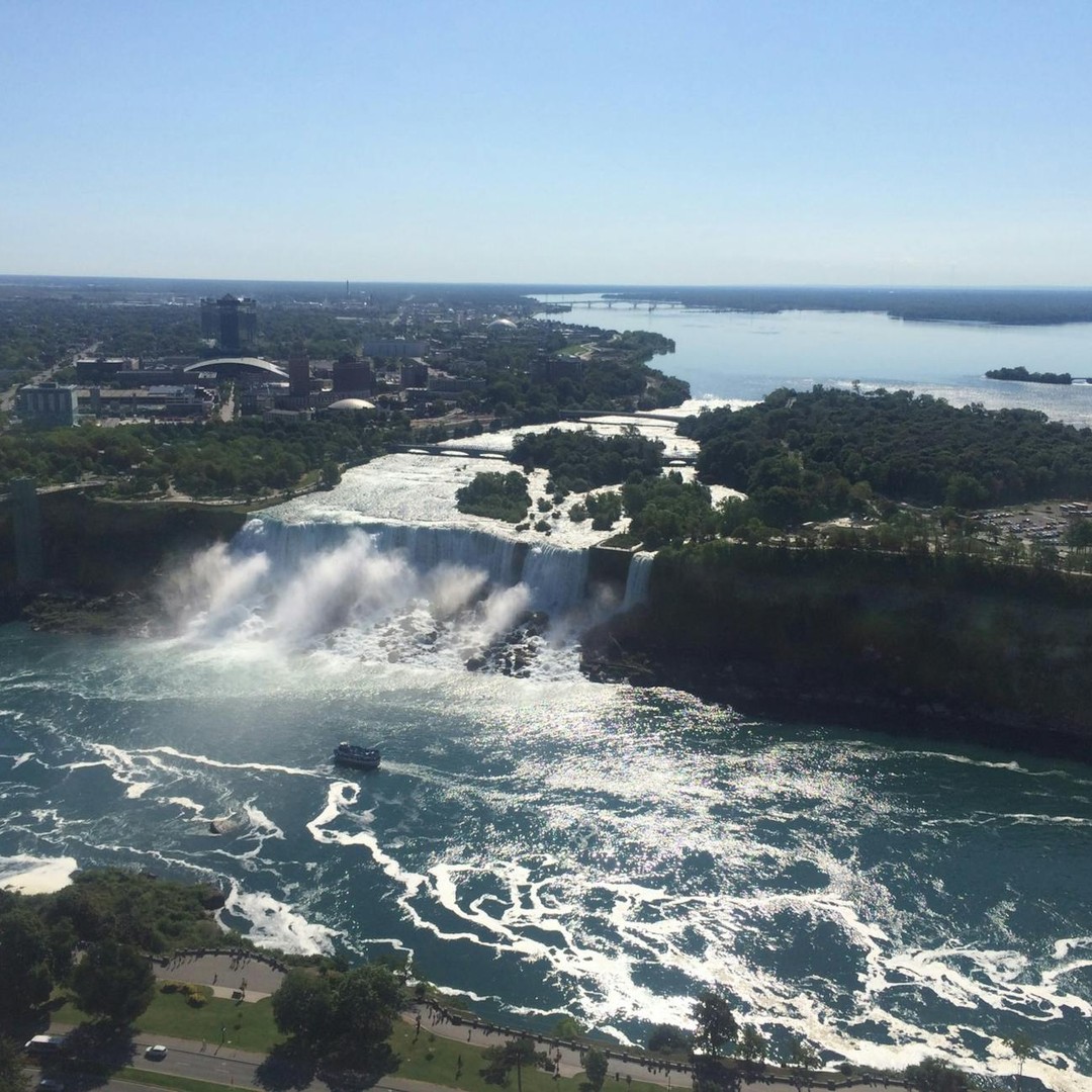 Les chutes du Niagara reculent encore sous l'effet de l'érosion.